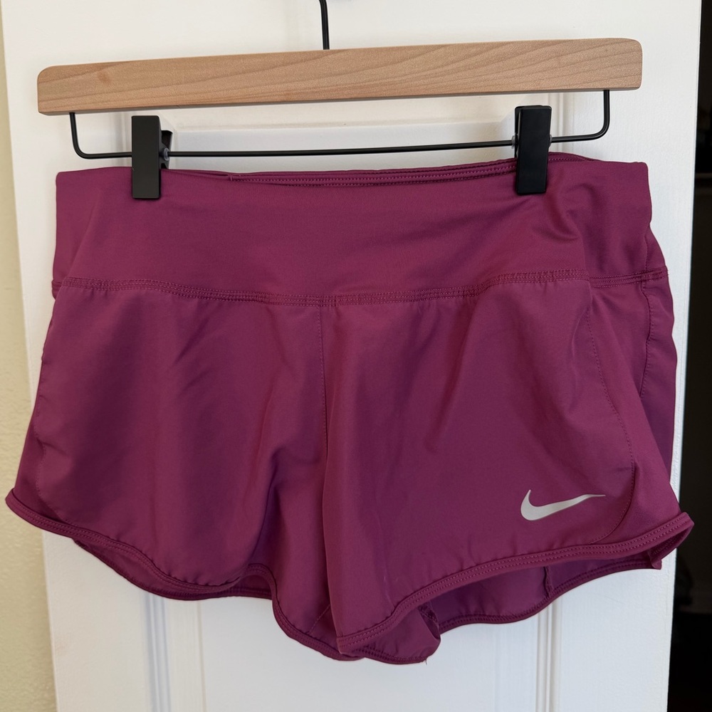 Nike Women's Magenta Athletic Shorts